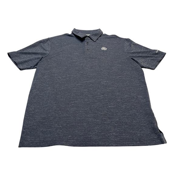 M1-57 AHEAD USA Men's Collared Polo Golf Top Gray Size L - Picture 2 of 8